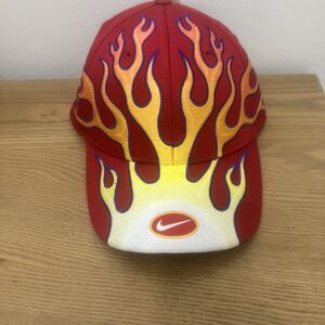 Nike Club Cap Structured OG Flame Gym Red Adjustable Hat HV6642-687 Size M/L NEW